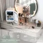 Nevera Cosméticos 10L Extrasilenciosa 12V/240V para Enfriar y Calentar Frigorífico Pequeño para Dormitorio Maquillaje
