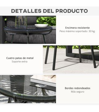 Mesa de Ratán
