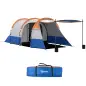 Tienda de Campaña para 2 Personas con 2 Habitaciones y Bolsa de Transporte Impermeable 420x200x150 cm Multicolor Tienda de Campaña para 2 Personas con 2 Habitaciones y Bolsa de Transporte Impermeable 420x200x150 cm Multicolor