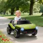 Coche Eléctrico para Niños de +3 Años Volkswagen E-Buggy 12V con Mando a Distancia 2,4 G Ruedas con Suspensión Verde