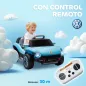 Coche Eléctrico para Niños de +3 Años Volkswagen E-Buggy 12V con Mando a Distancia 2,4 G Ruedas con Suspensión Azul