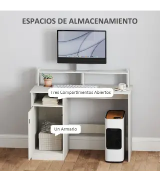 Escritorio con Estantería