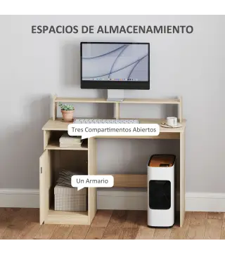 Escritorio con Estantería