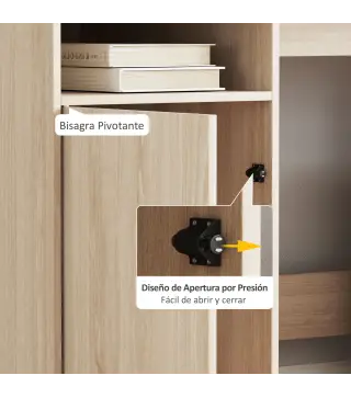 Escritorio con Estantería