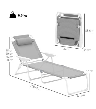 Tumbona Plegable