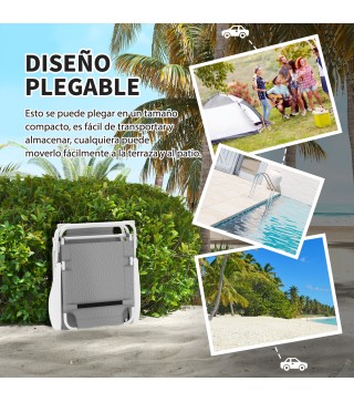 Tumbona Plegable