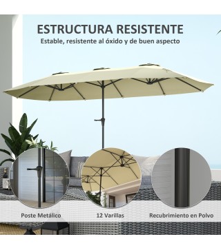 Sombrilla Doble