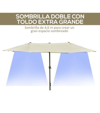 Sombrilla Doble
