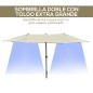 Sombrilla Doble Sombrilla Doble