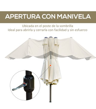 Sombrilla Doble
