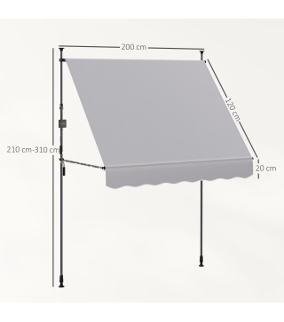 Toldo Manual Retráctil
