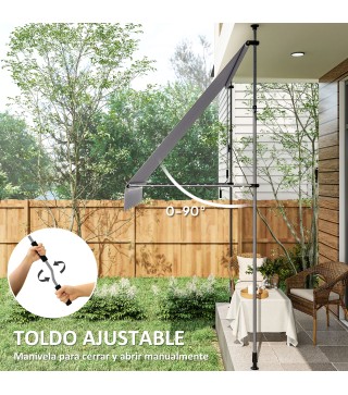 Toldo Manual Retráctil