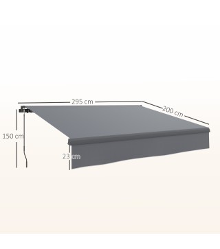 Toldo Manual Retráctil