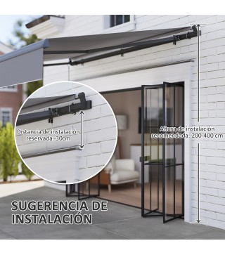 Toldo Manual Retráctil
