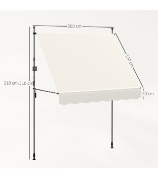 Toldo Manual Retráctil