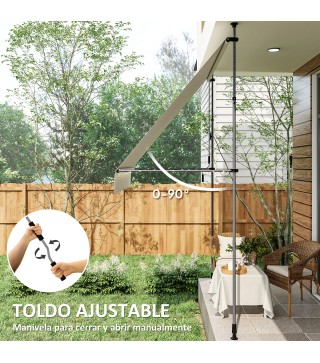 Toldo Manual Retráctil