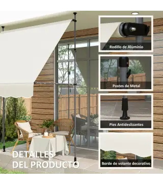 Toldo Manual Retráctil