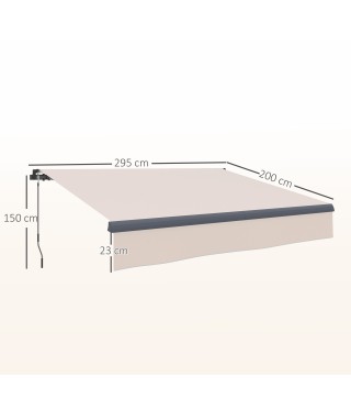 Toldo Manual Retráctil