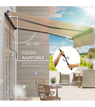 Toldo Manual Retráctil