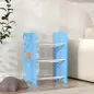 Estantería Infantil para Niños de +3 Años Estantería para Juguetes con 6 Cajas de Tela no Tejida 43x30x60 cm Azul