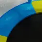 Trampolín Infantil de Interior con Red de Seguridad Cuerdas Elásticas y Barras Acolchadas 3-6 Años Ø140x190cm Azul Claro