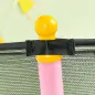 Cama Elástica Infantil Trampolín para Niños +3 Años con Red de Seguridad Ø163,5x190 cm Rosa