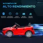 Coche Eléctrico para Niños de +3 Años Mercedes SLC 300 con Batería 12V Mando a Distancia Faros LED Bocina Música Rojo
