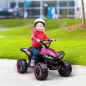 Quad Eléctrico para Niños de 3-5 Años Vehículo Eléctrico a Batería 12V con 2 Motores 83x53x55,5 cm Rosa