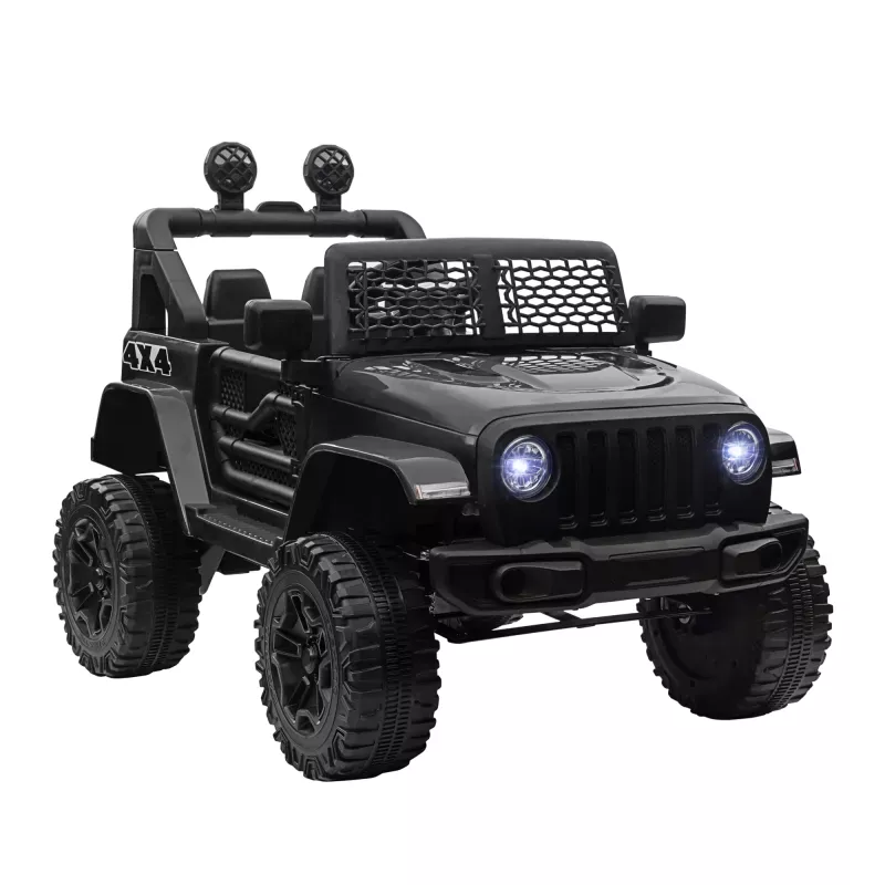 Coche Eléctrico para Niños de +3 Años Vehículo Todoterreno de Batería 12V con Control Remoto 100x65x72 cm Negro Coche Eléctrico para Niños de +3 Años Vehículo Todoterreno de Batería 12V con Control Remoto 100x65x72 cm Negro
