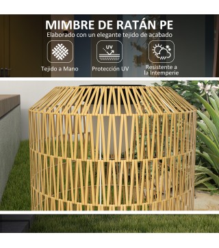 Lámpara de Ratán