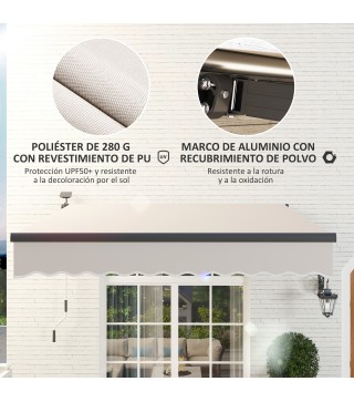 Toldo Manual Retráctil