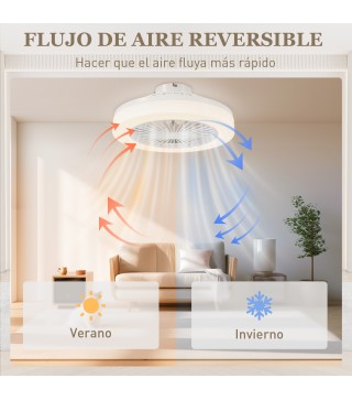 Ventilador Techo Luz