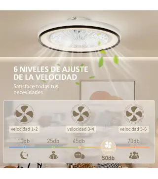 Ventilador Techo Luz