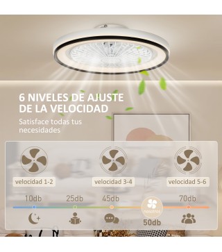 Ventilador Techo Luz