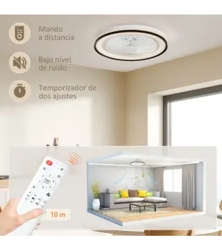 Ventilador Techo Luz