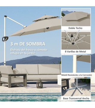 Sombrilla Excéntrica