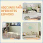 Mesa y Sillas Infantiles de 3 Piezas Mesa Infantil con 2 Sillas de Madera de Pino para niños de +3 Años 60x60x44 cm Verde