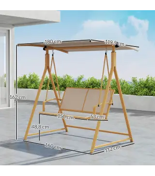 Balancín Jardín Exterior