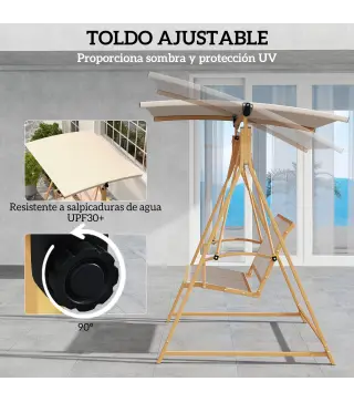 Balancín Jardín Exterior