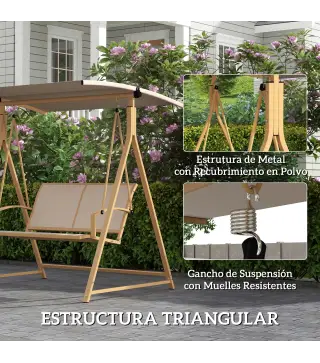 Balancín Jardín Exterior