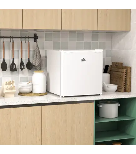 Mini Congelador de 35L con Temperatura Ajustable Puerta Reversible y Bajo Consumo Energético para Cocina Camping Blanco