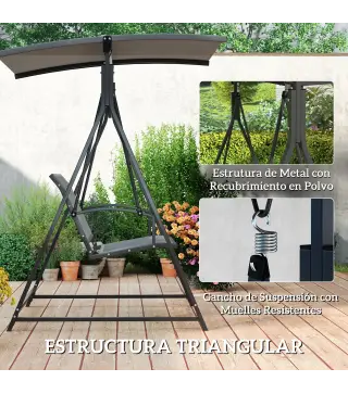 Balancín Jardín Exterior