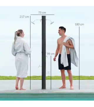 Ducha Solar Exterior