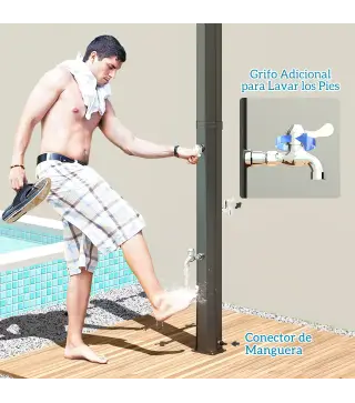 Ducha Solar Exterior