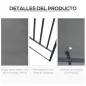Cenador de Jardín 3x3m con Doble Techo Estructura de Acero Resistente al Agua para Exterior Patio 295x295x270 cm Gris