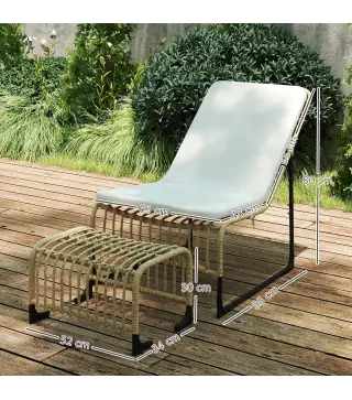 Conjunto Sillón Ratán