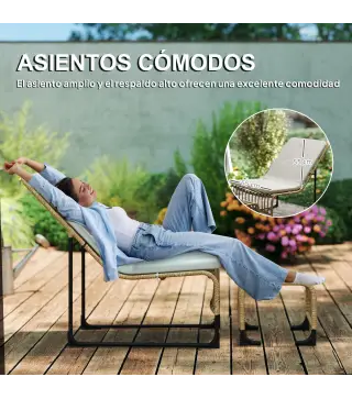 Conjunto Sillón Ratán