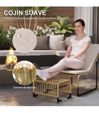 Conjunto Sillón Ratán