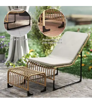 Conjunto Sillón Ratán