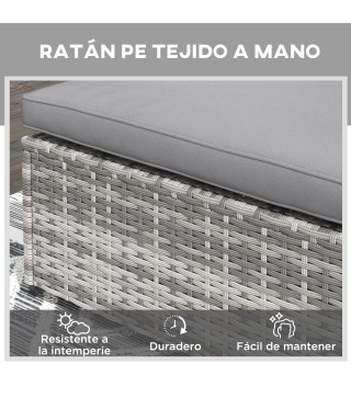 Tumbona de Ratán
